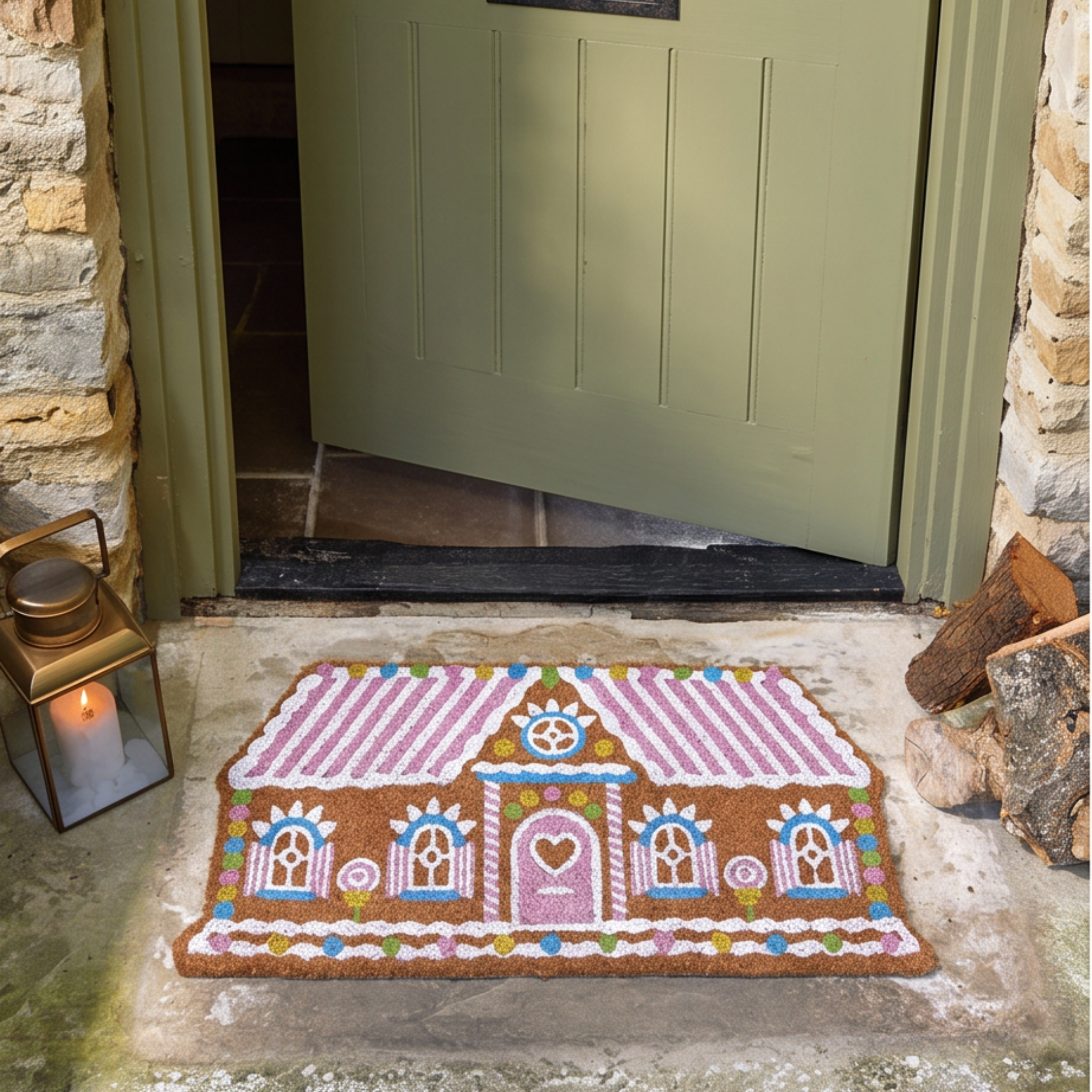 Decoir Mat - Gingerbread House