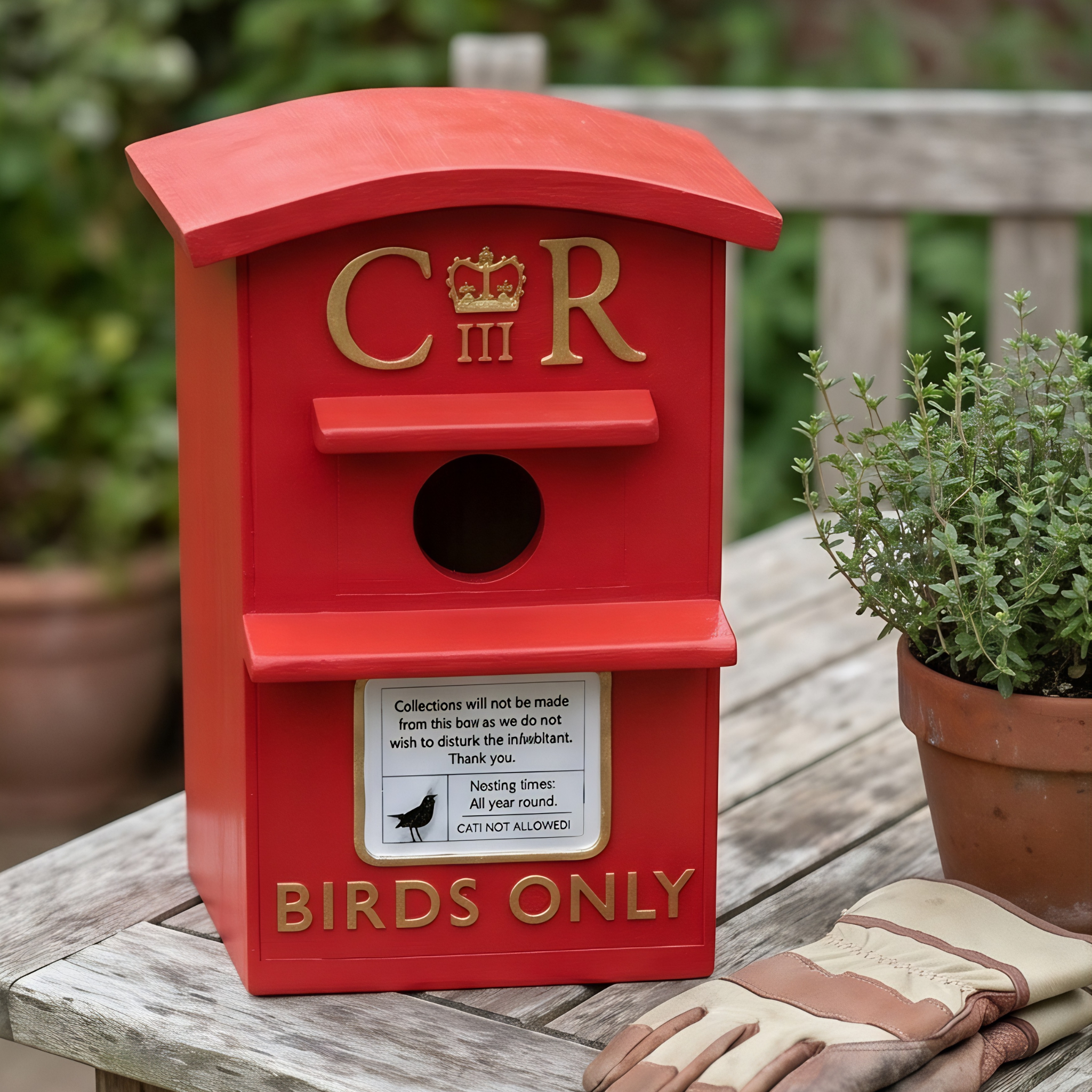 Post Box Bird House