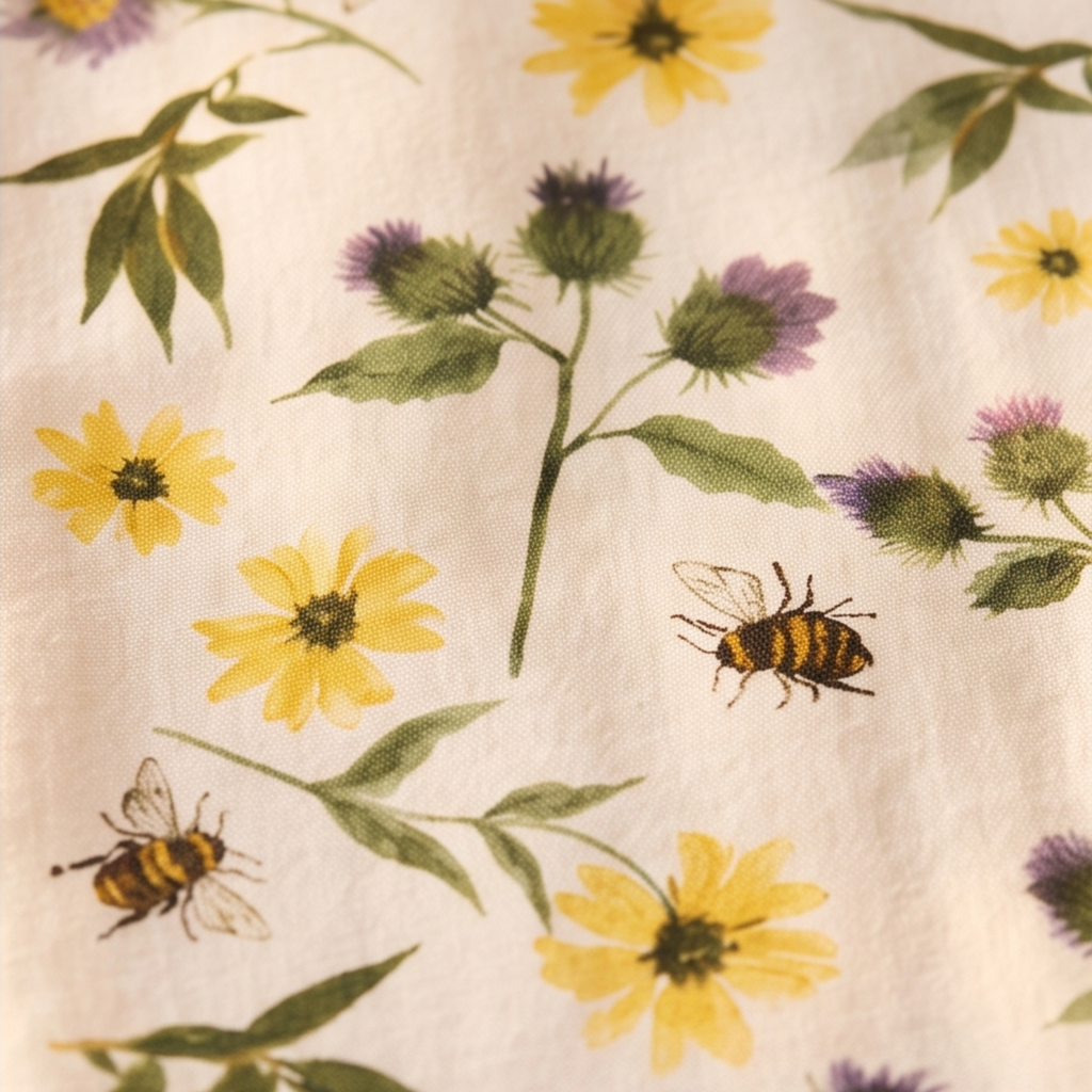 Tea Towel 3pk - Floral Bee