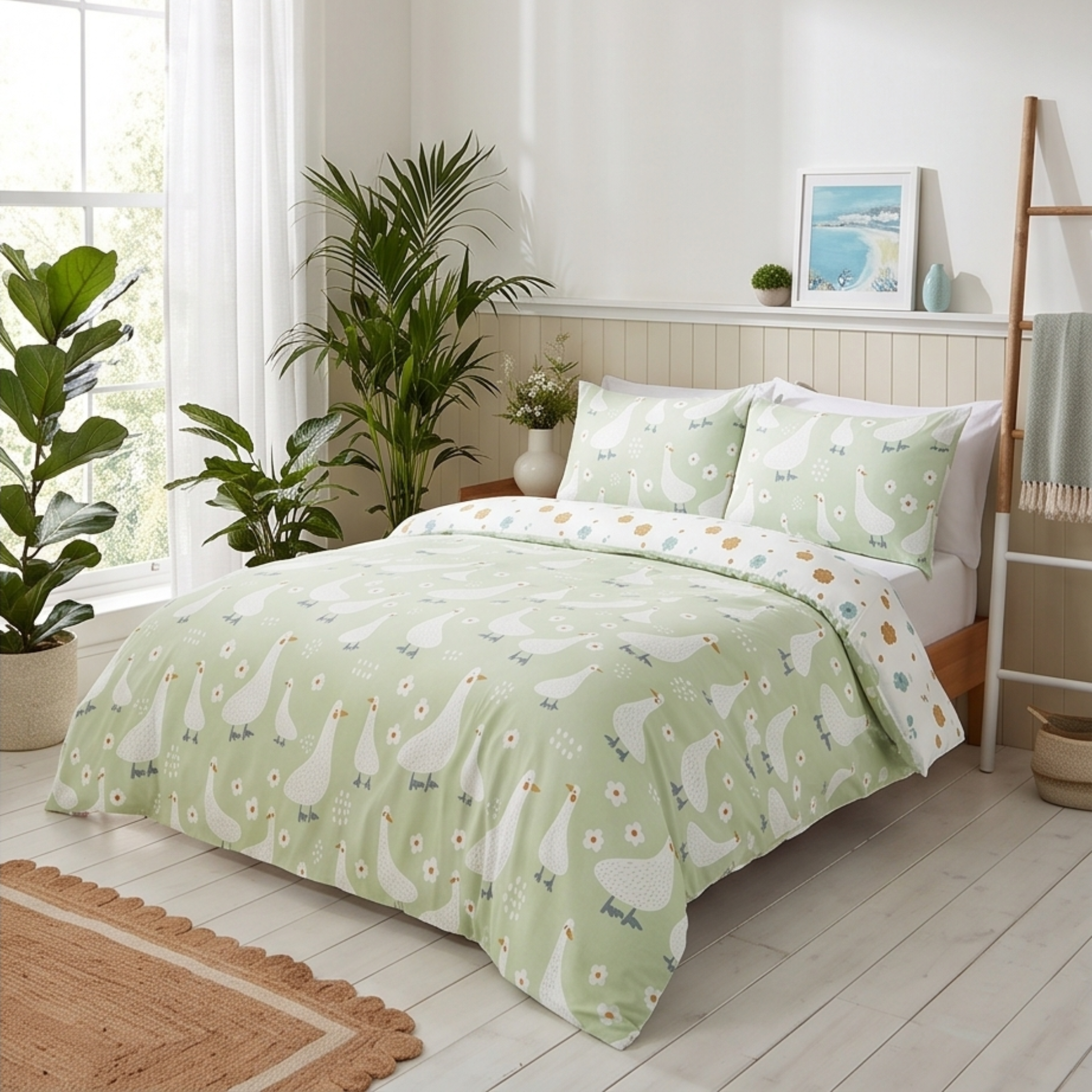 Jemima Green  Bedding Set