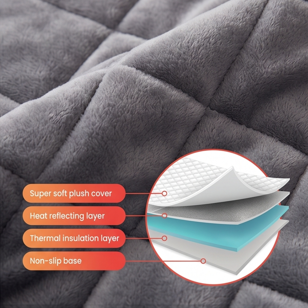 Self-Heating Thermal Pet Mat