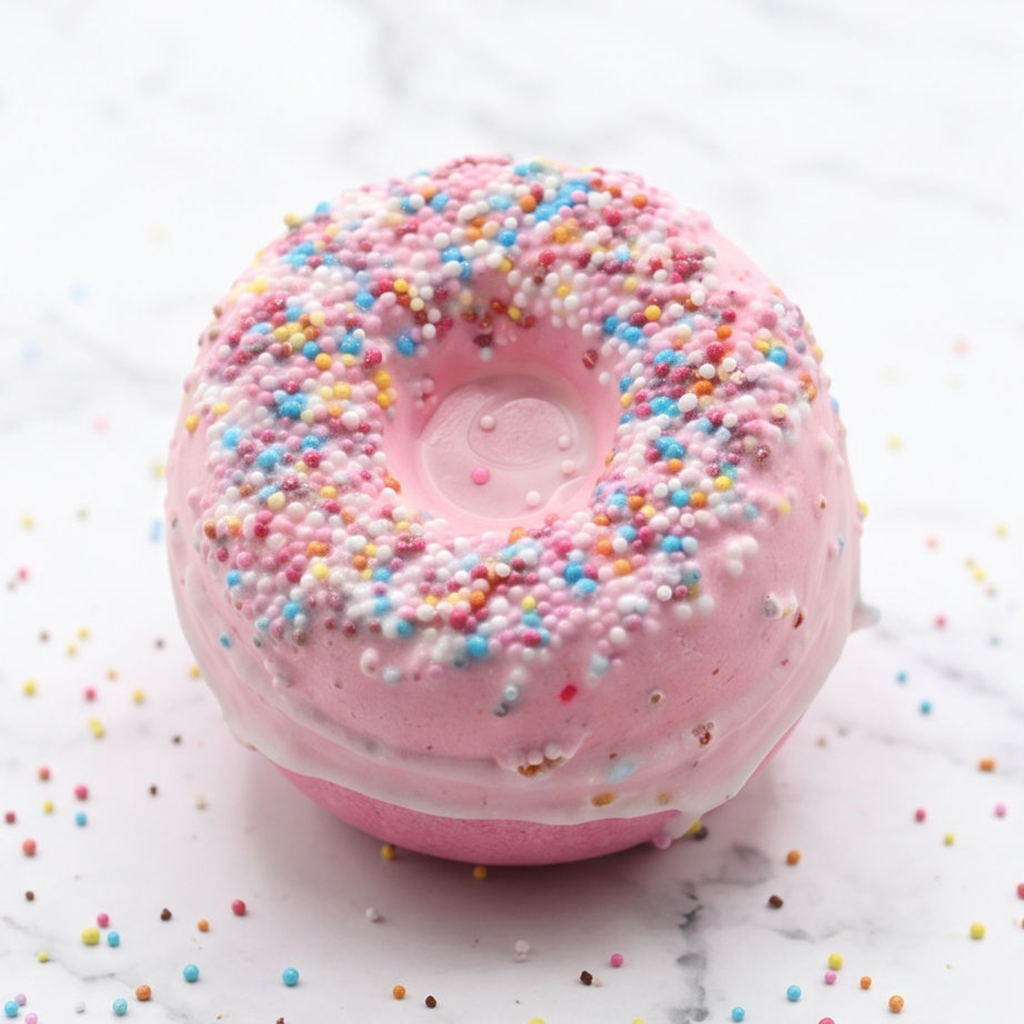 Doughnut Bath Bomb - Raspberry
