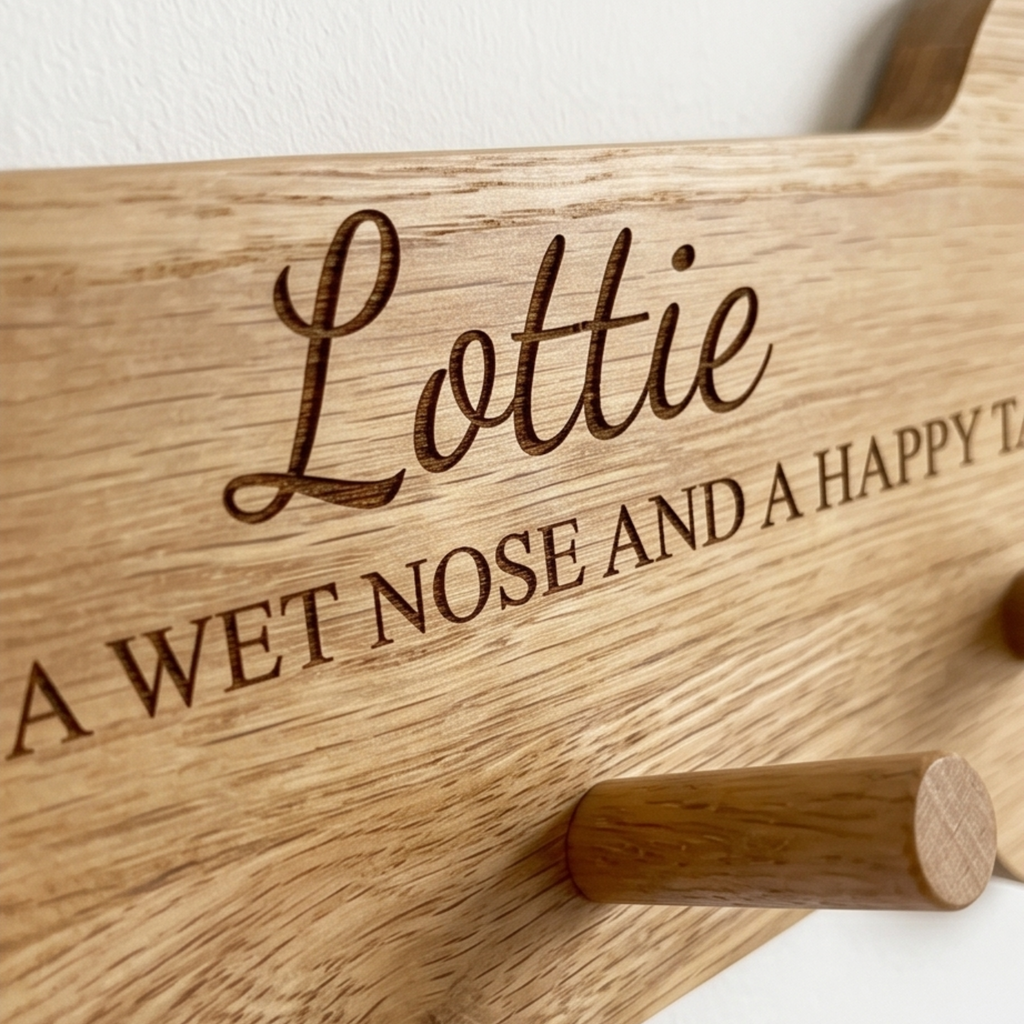 Personalised Dog Bone Wall Rack