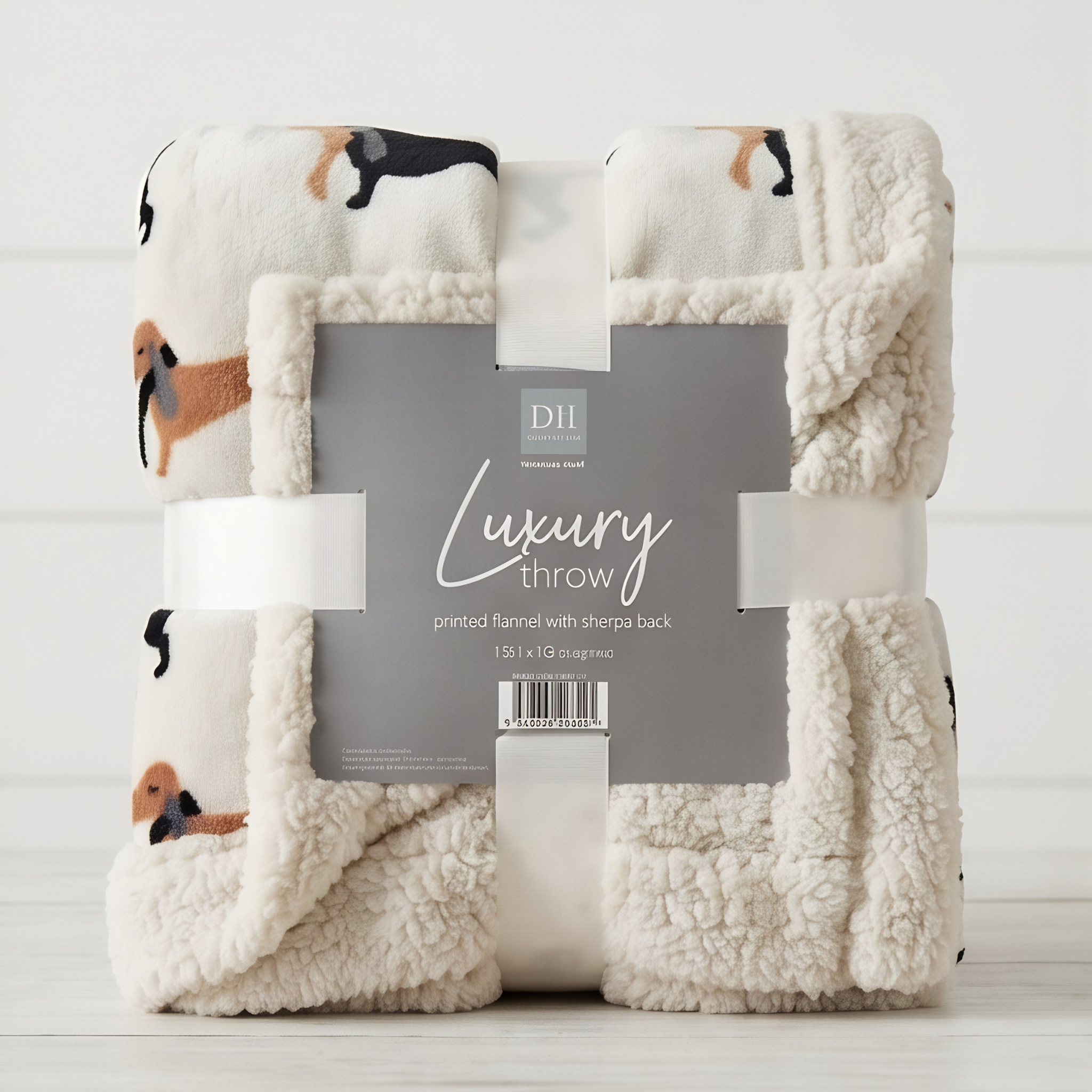 Luxury Sherpa Throw - Dachshund