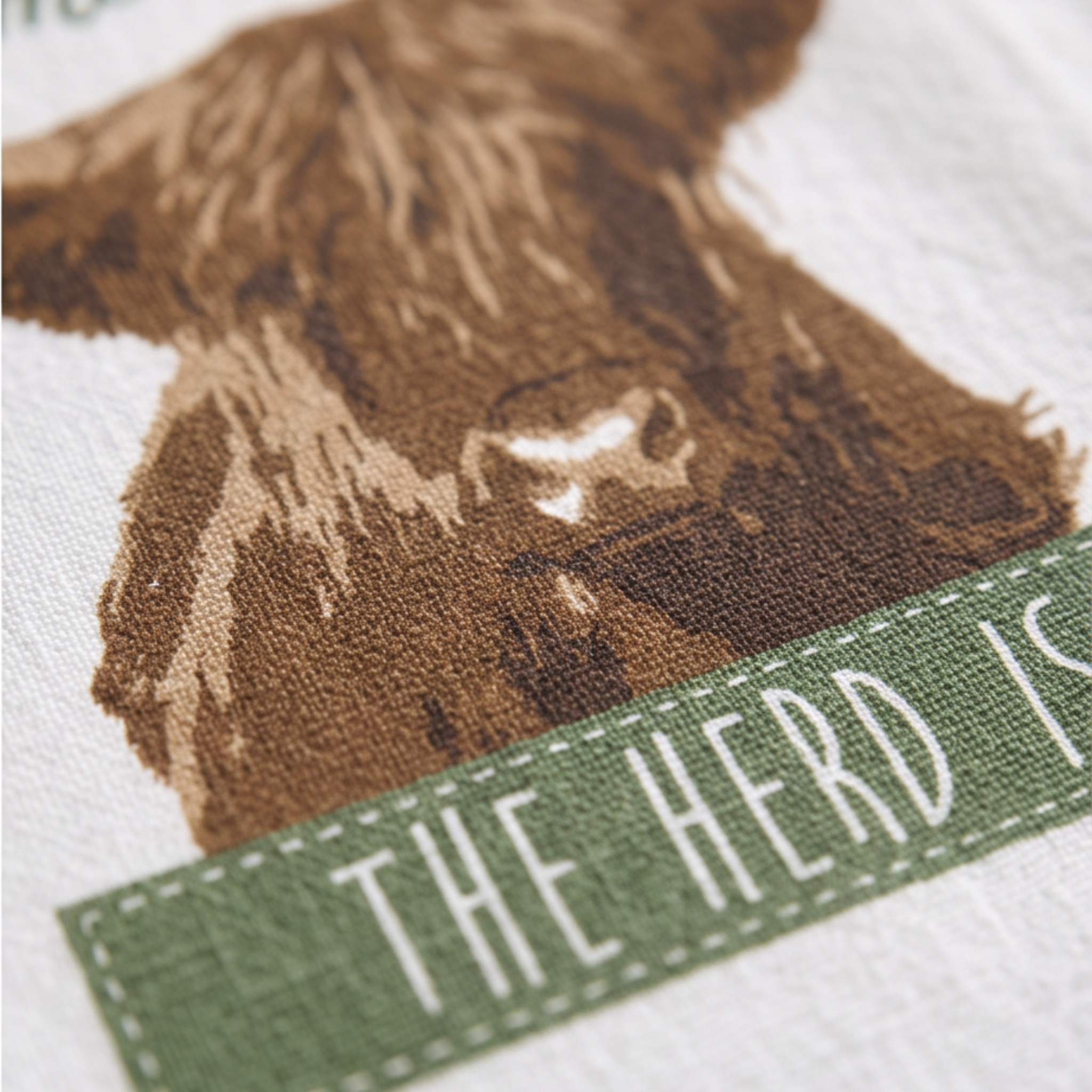 Tea Towel 3pk - Highland Cow