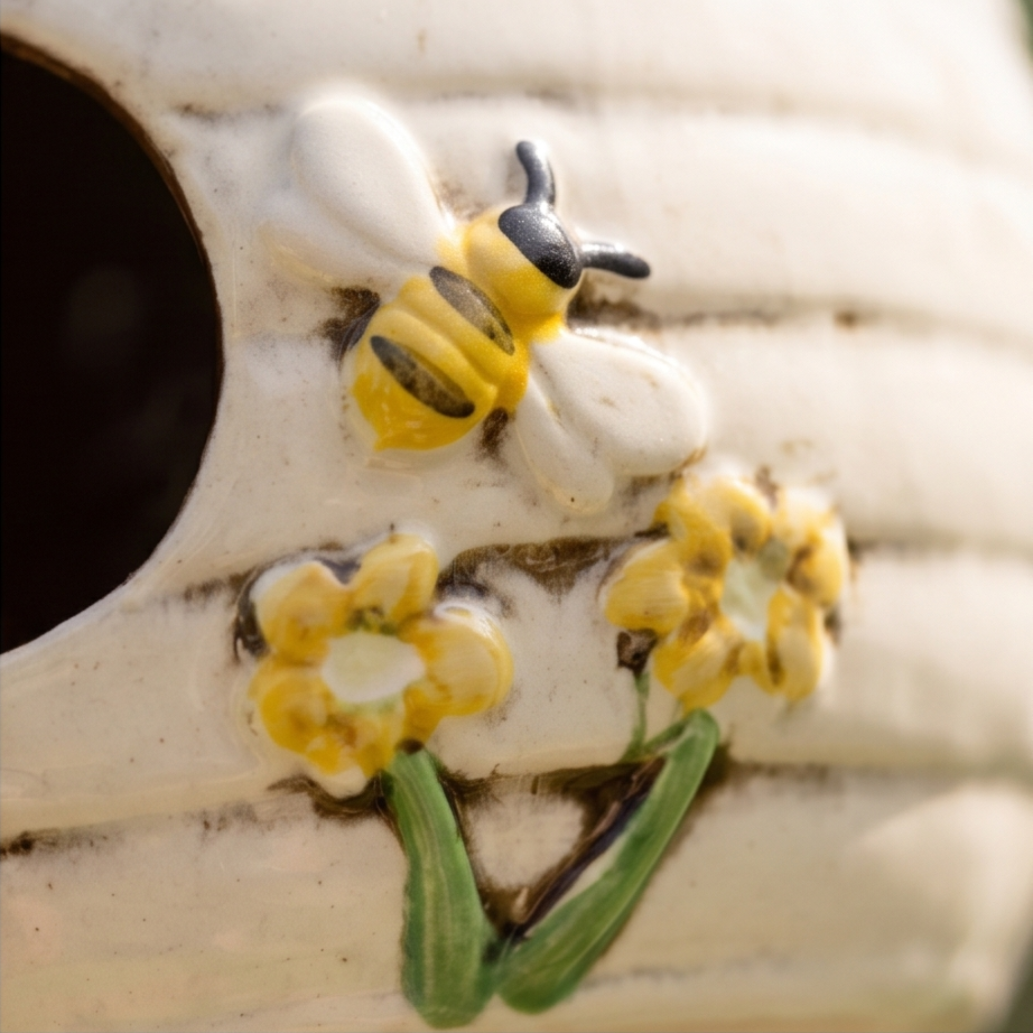 Village Pottery Beehive Bird House