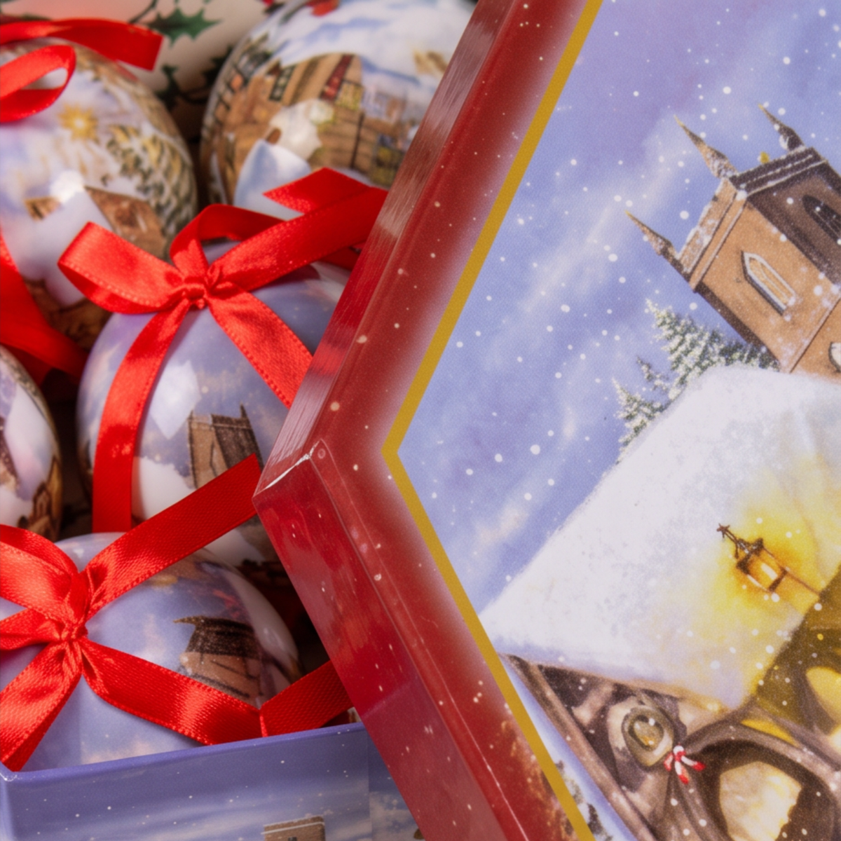 Set of 7 Christmas Baubles
