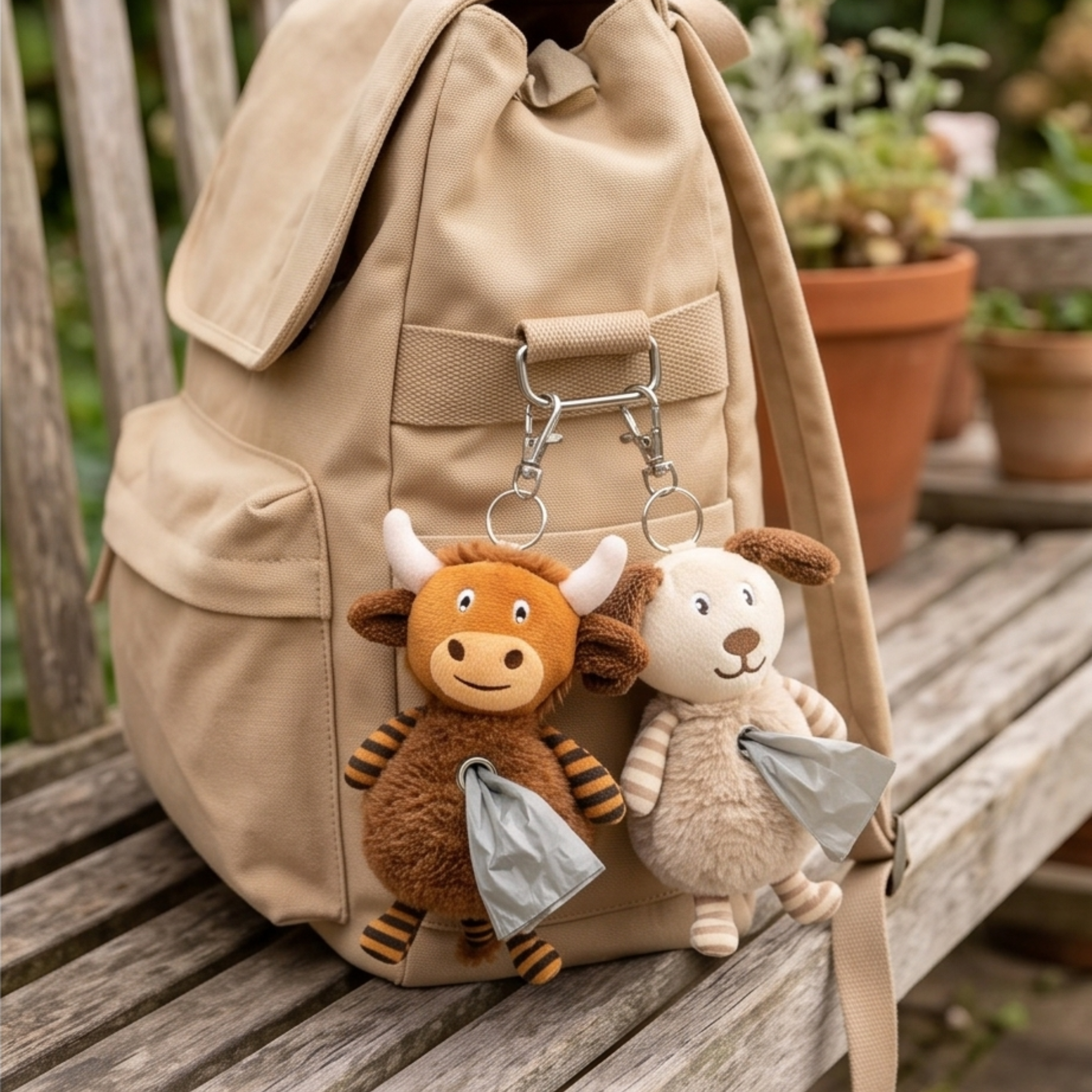 3D Plush Poop Bag with 20 Bags