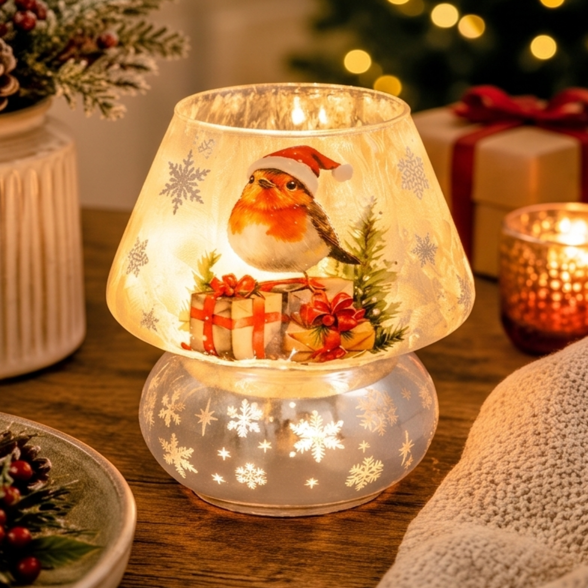 Frosted Lamp - Robin
