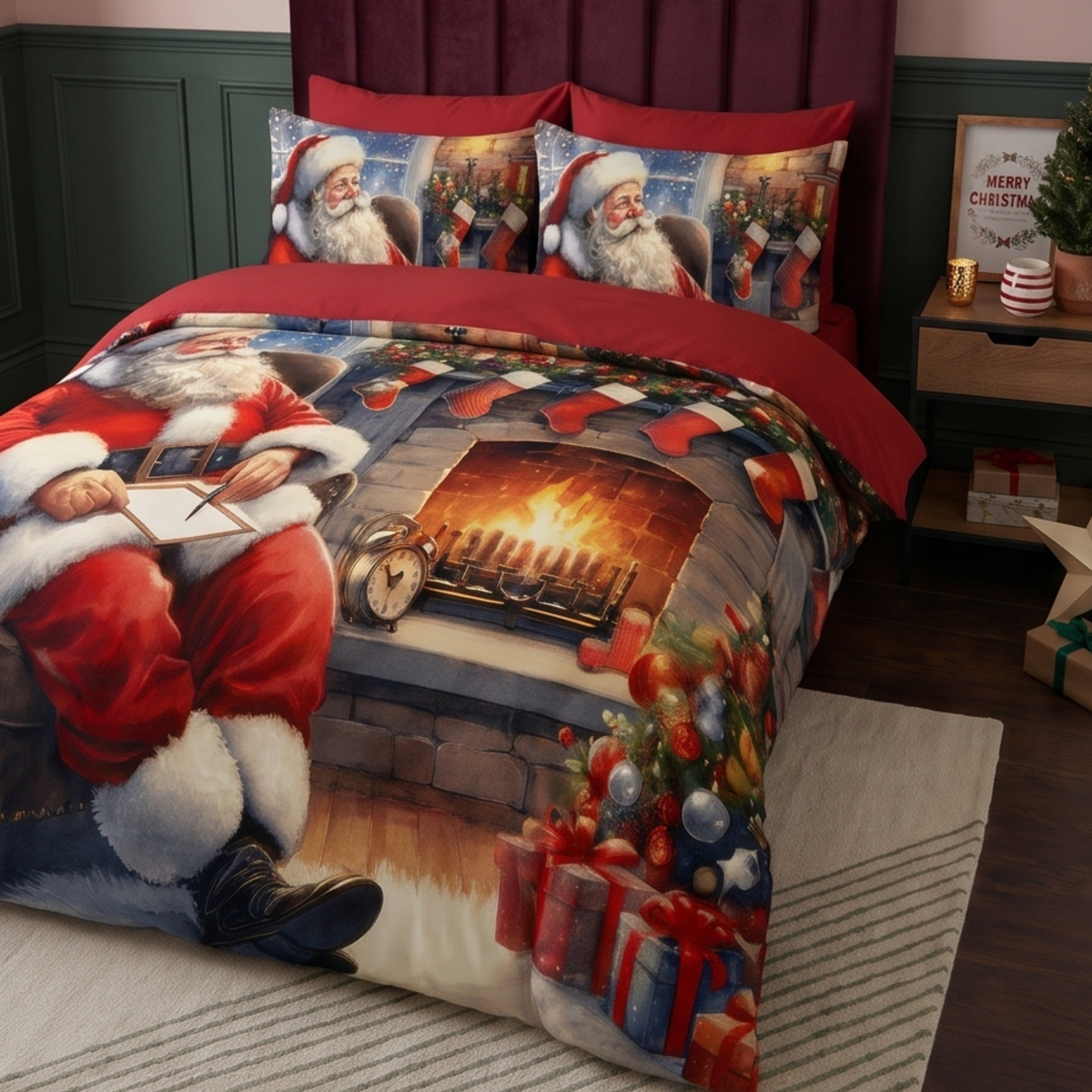 Father Christmas Bedding Set