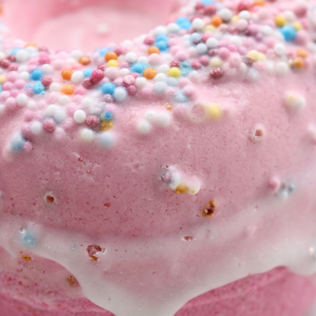 Doughnut Bath Bomb - Raspberry
