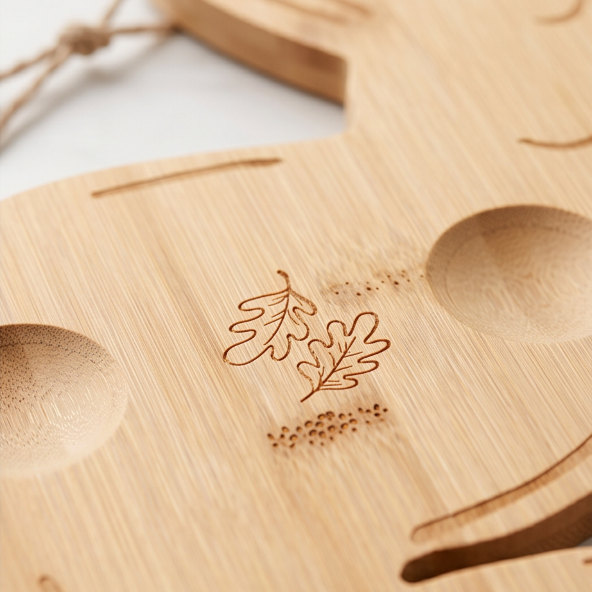Forest Fable ( Owl, Rabbit)  - Breakfast Board