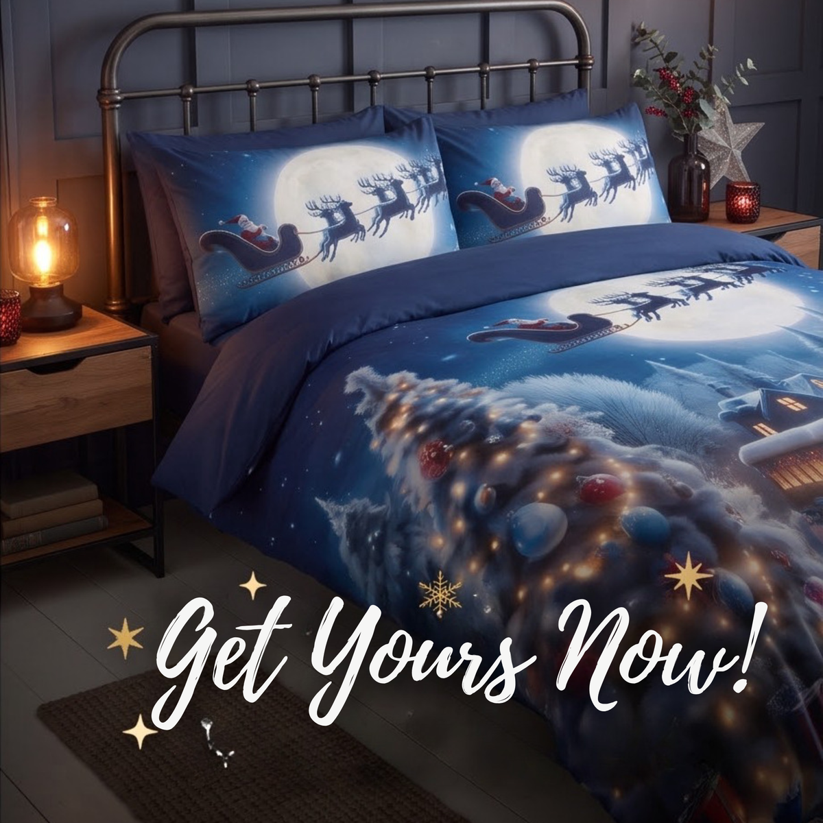 Christmas Express Train Bedding Set