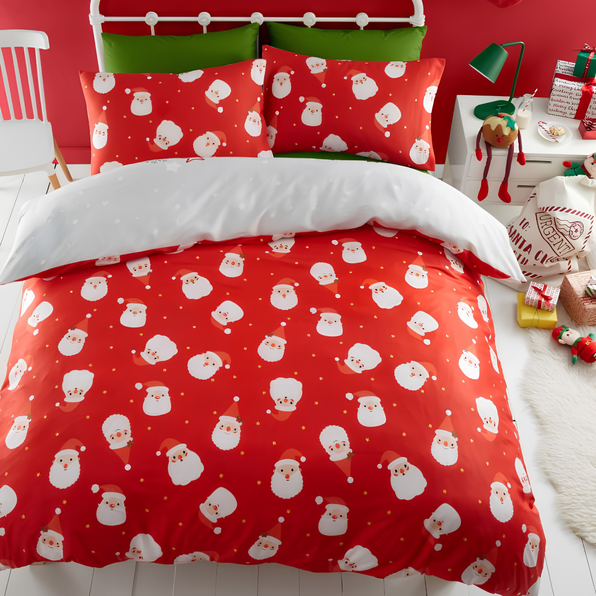 Santa Please Stop Here Bedding Set