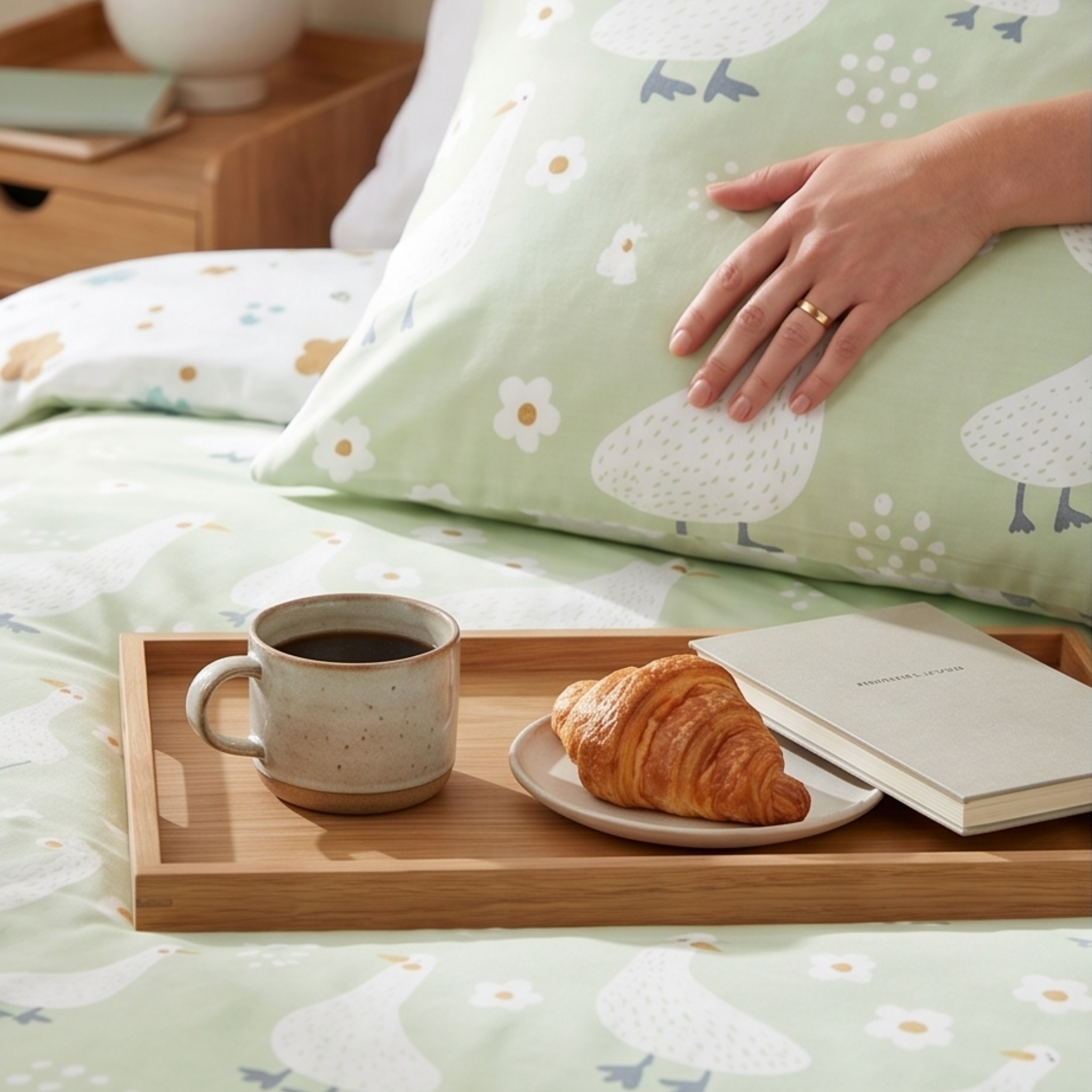 Jemima Green  Bedding Set