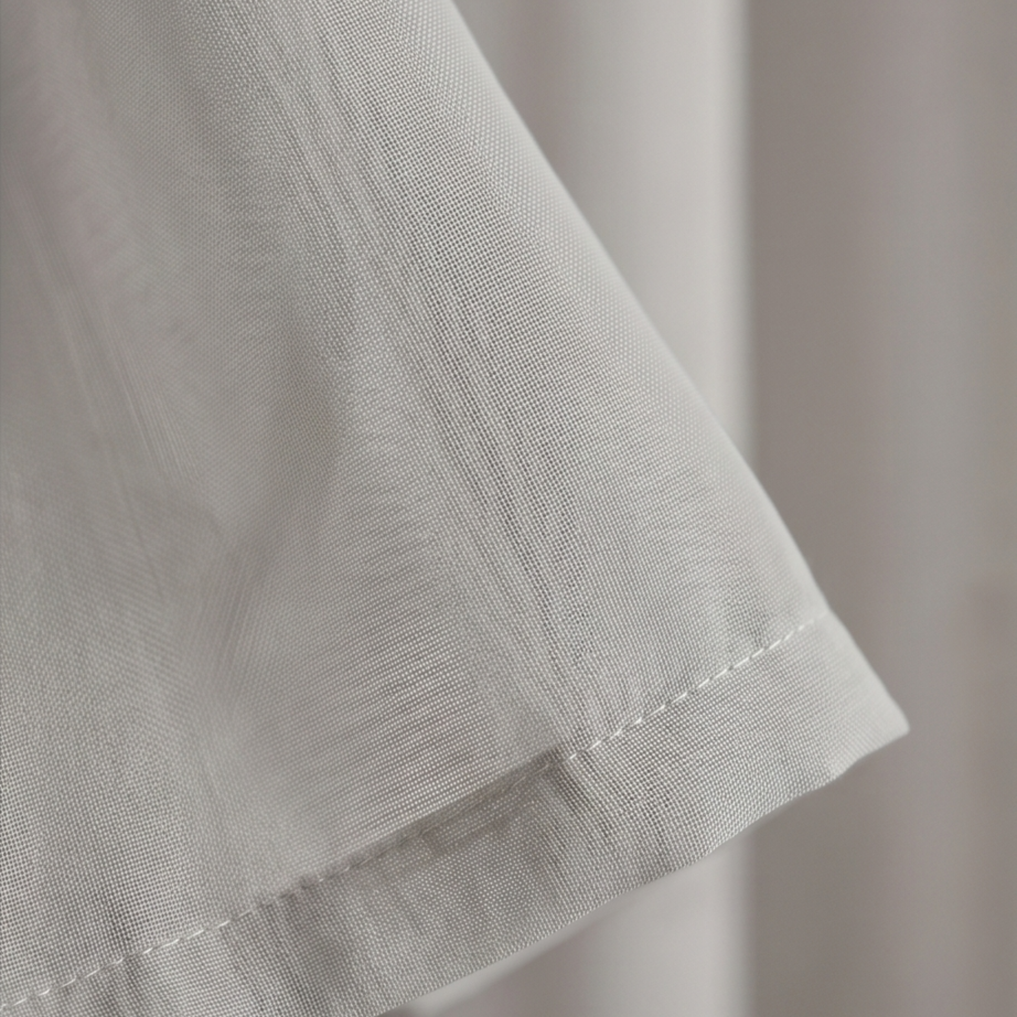 Top Voile Curtain Panels Pk2-  H90” x W59”