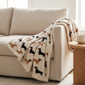 Luxury Sherpa Throw - Dachshund