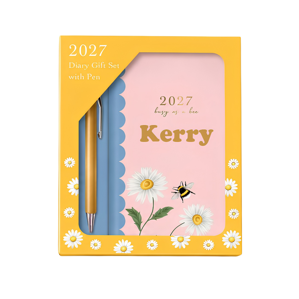 Personalised 2027 Diary & Pen Gift Set