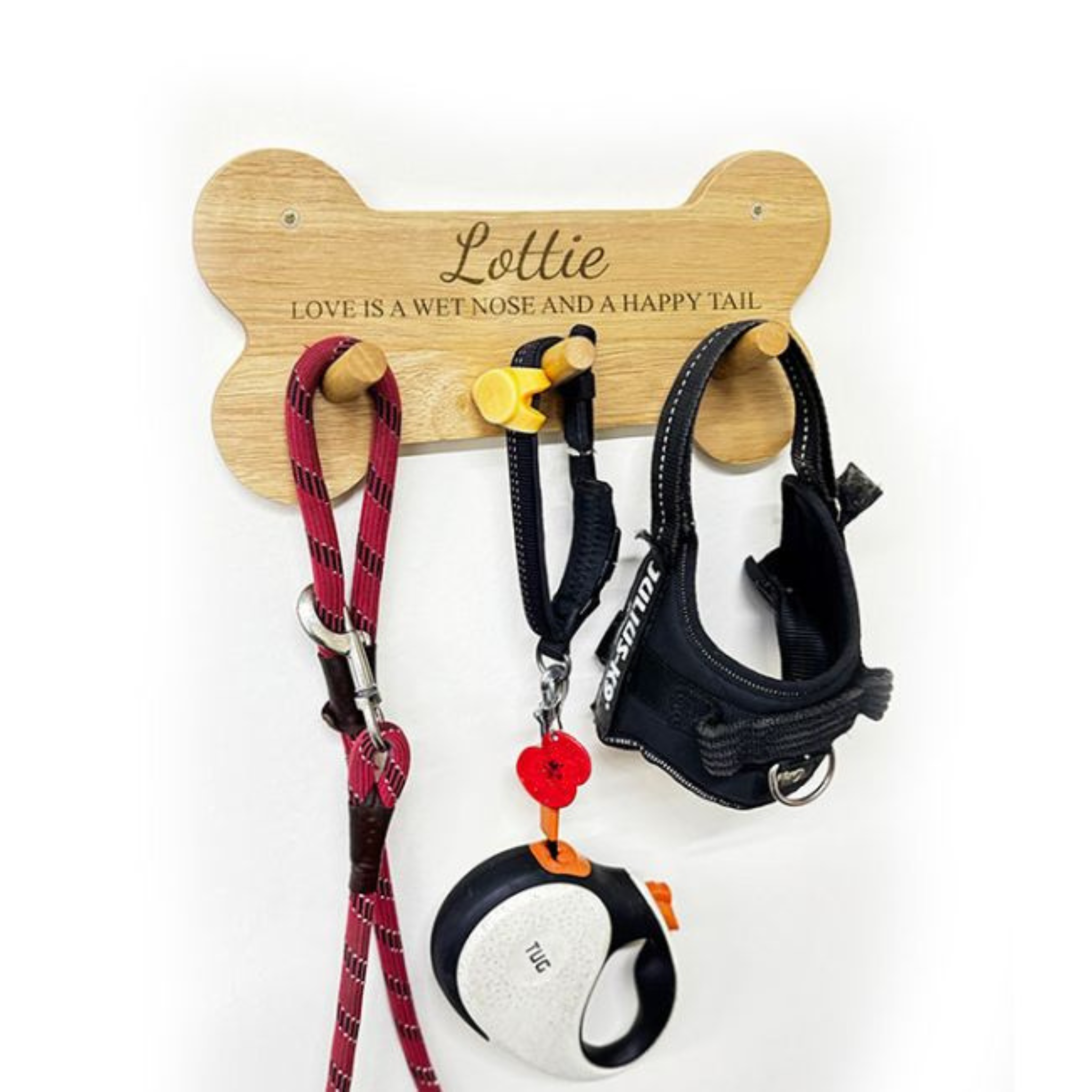 Personalised Dog Bone Wall Rack
