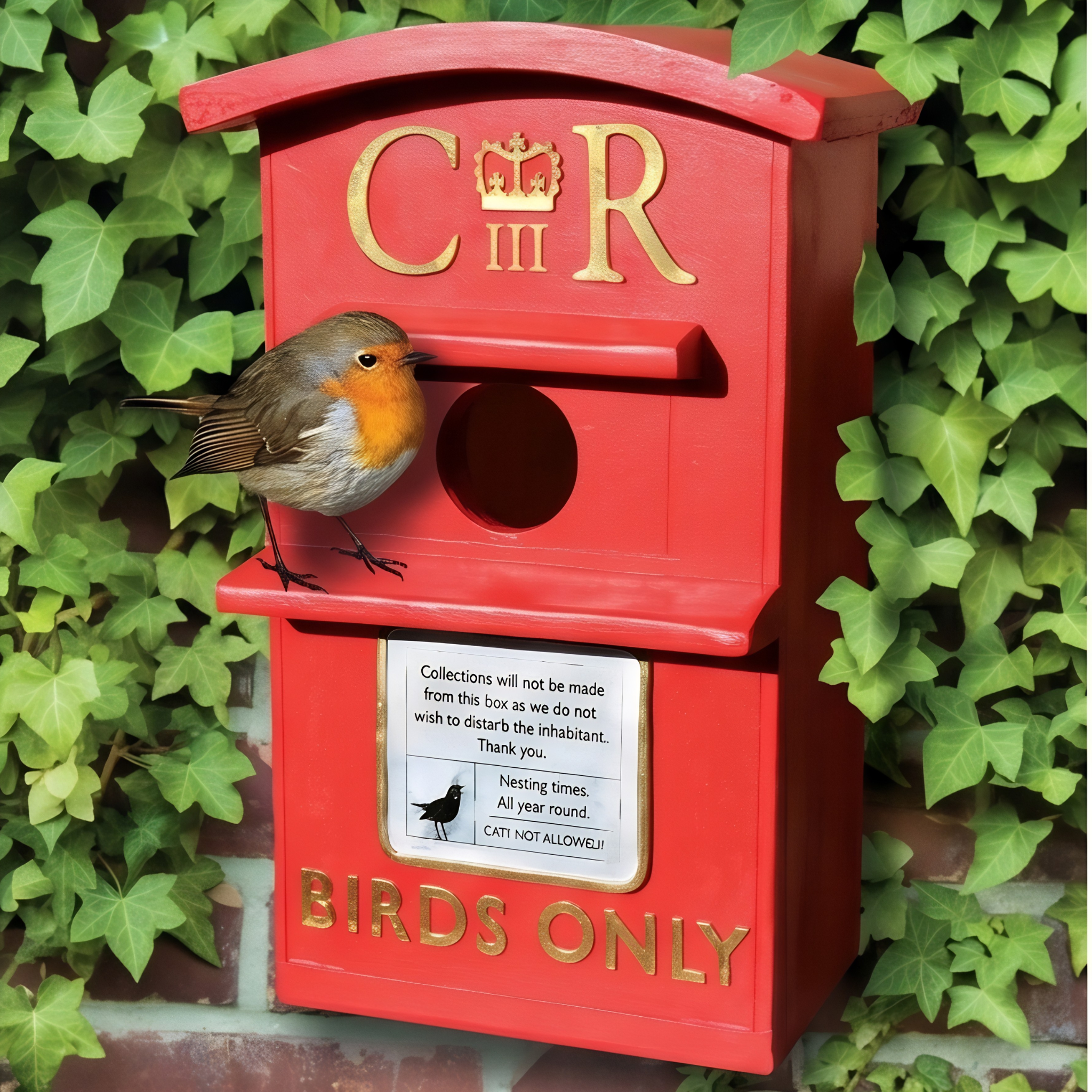 Post Box Bird House