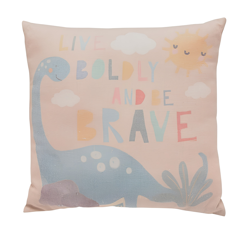 Dinosaur Cushion - Brave