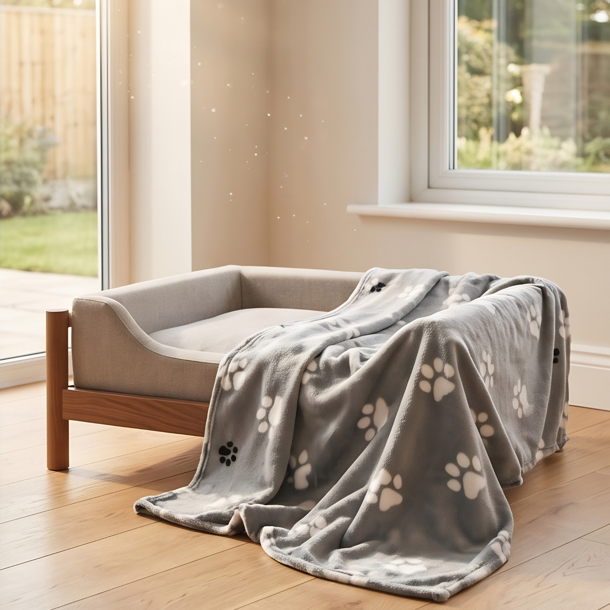 Paw Print Pet Blanket