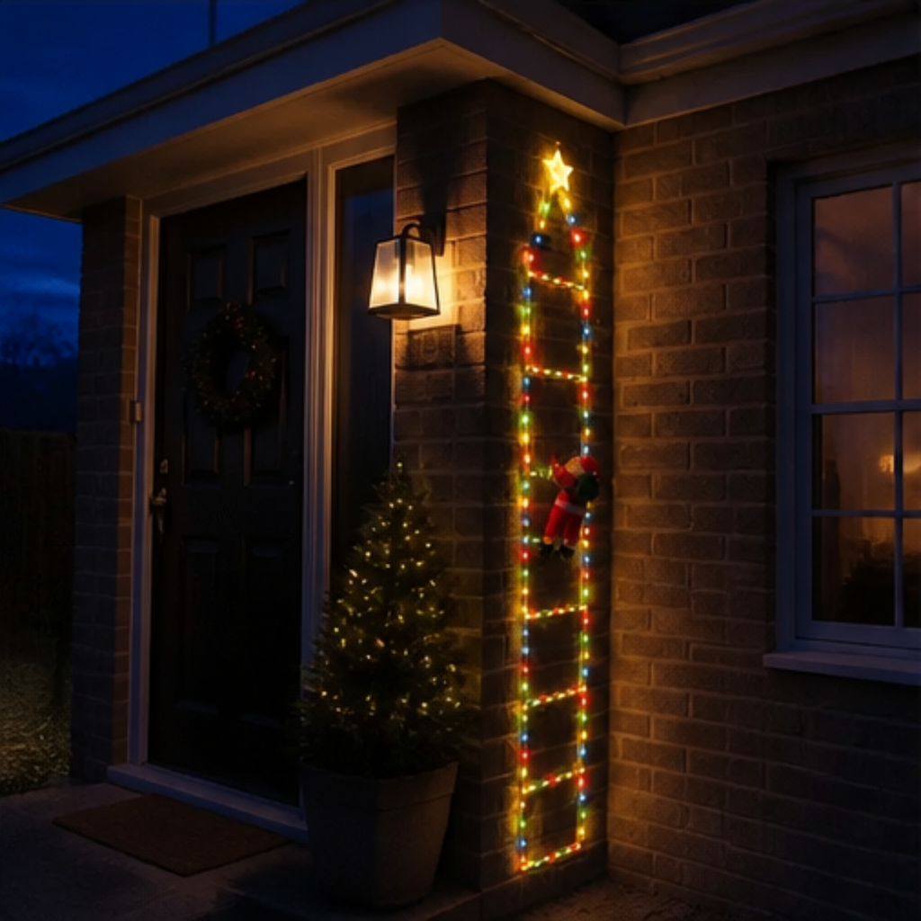 Santa's Light Up Ladder