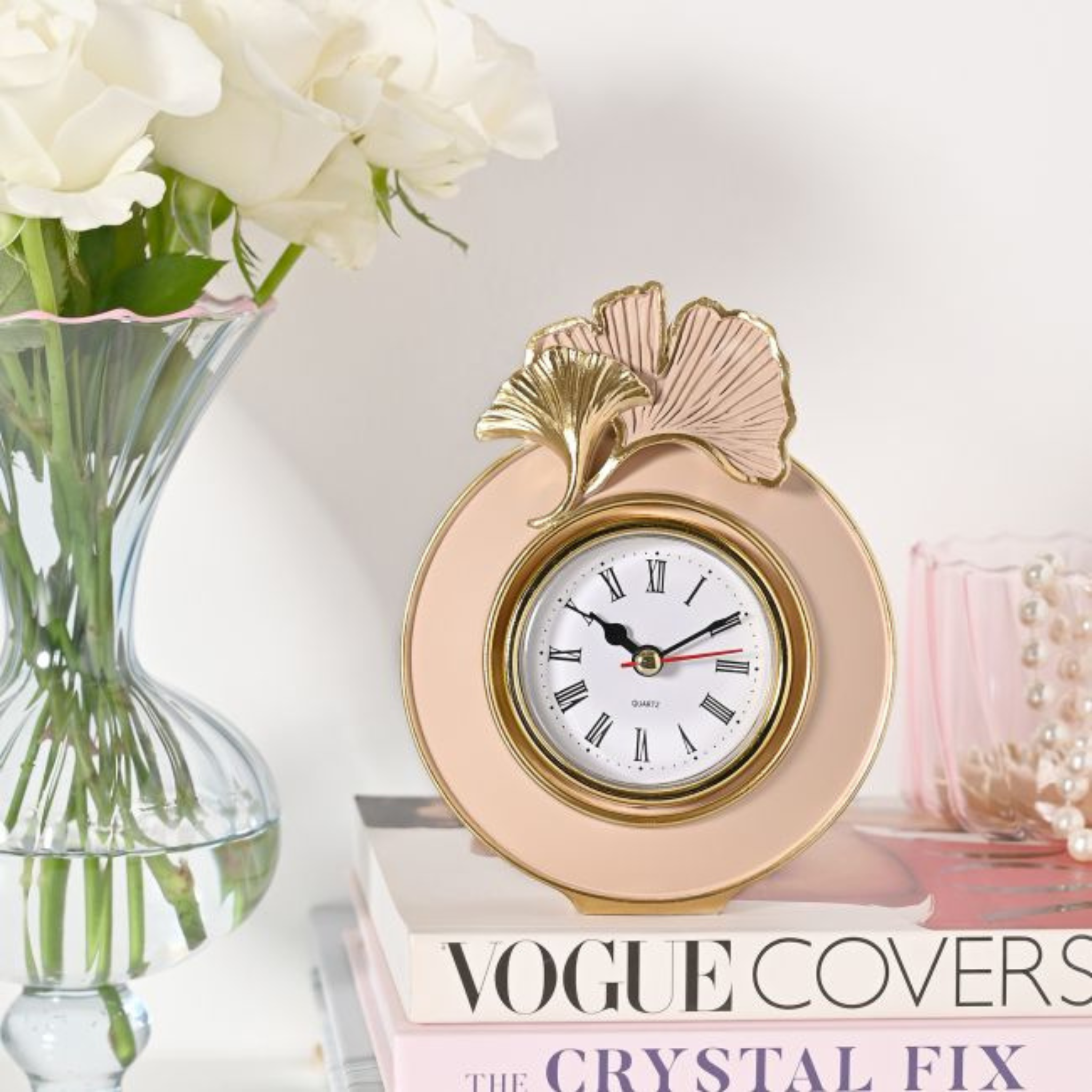 Ginkgo Mantel Clock