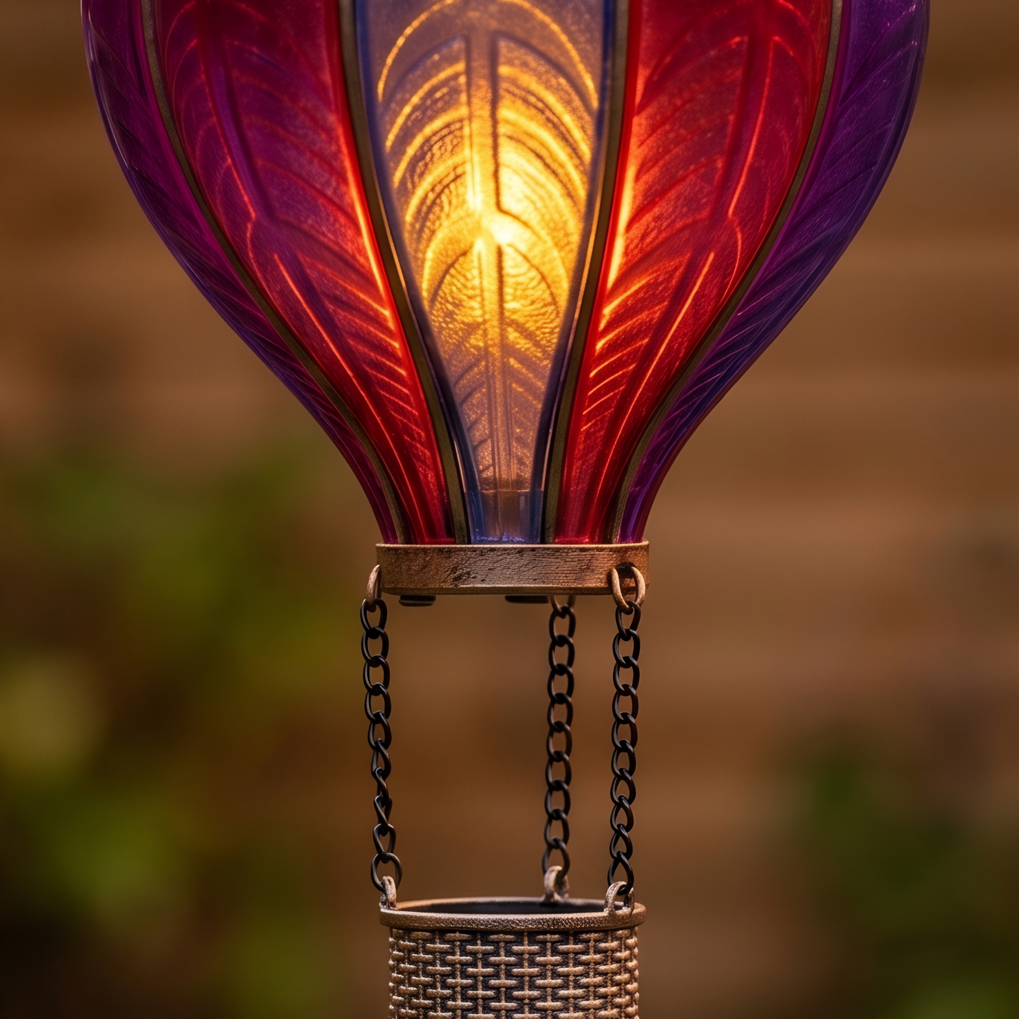 Solar Rainbow Balloon Chime