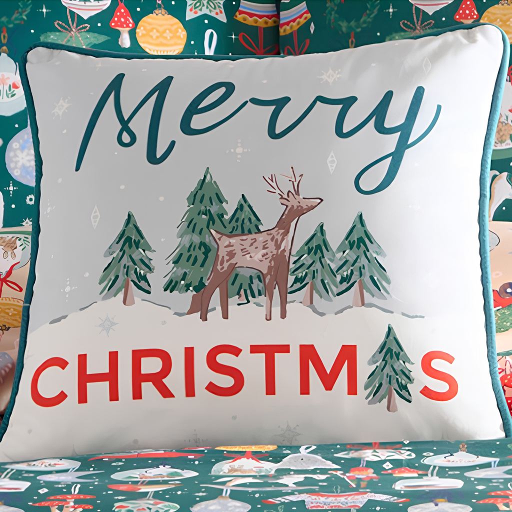 Christmas Ornaments Bedding Set