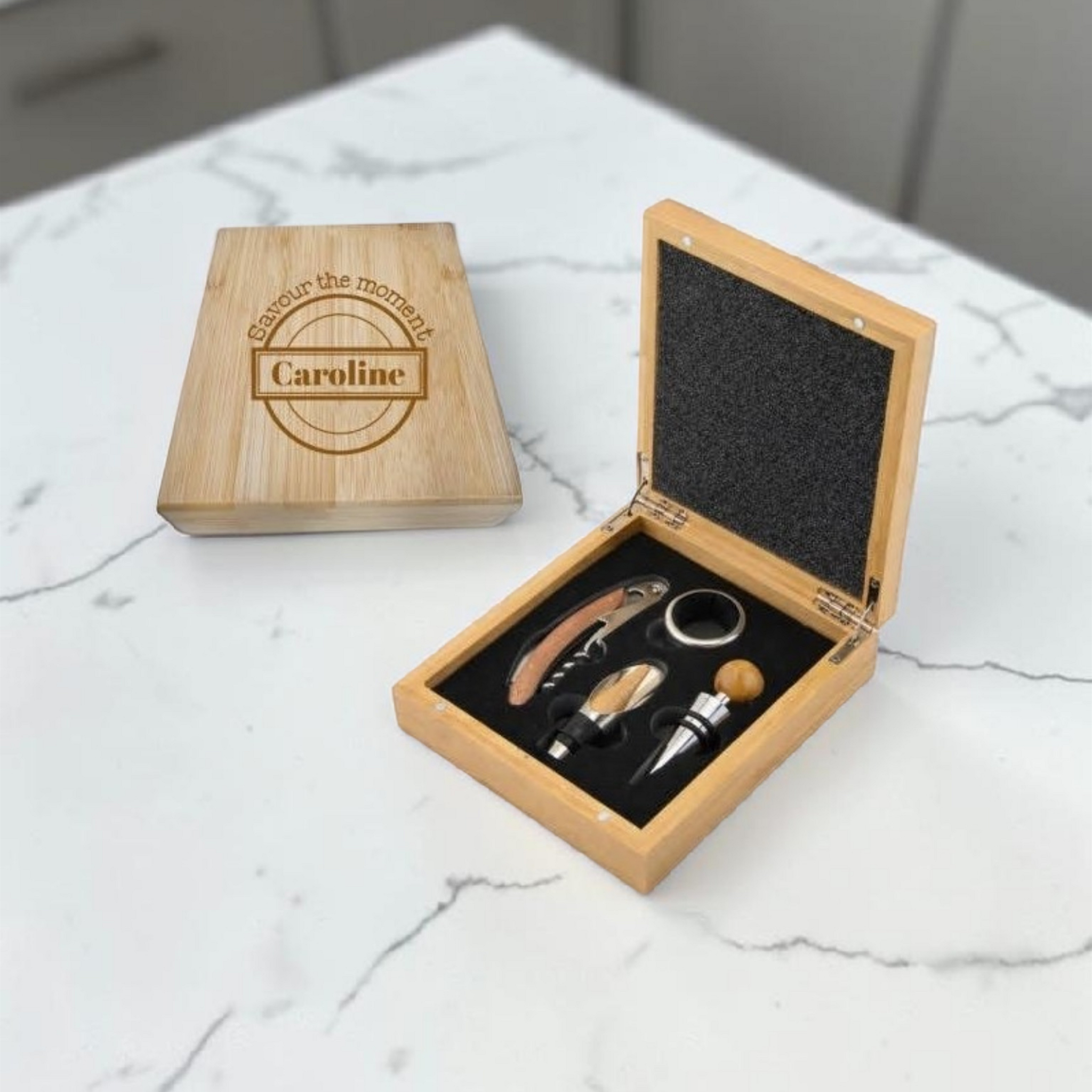 Personalised Wine Set Gift Box