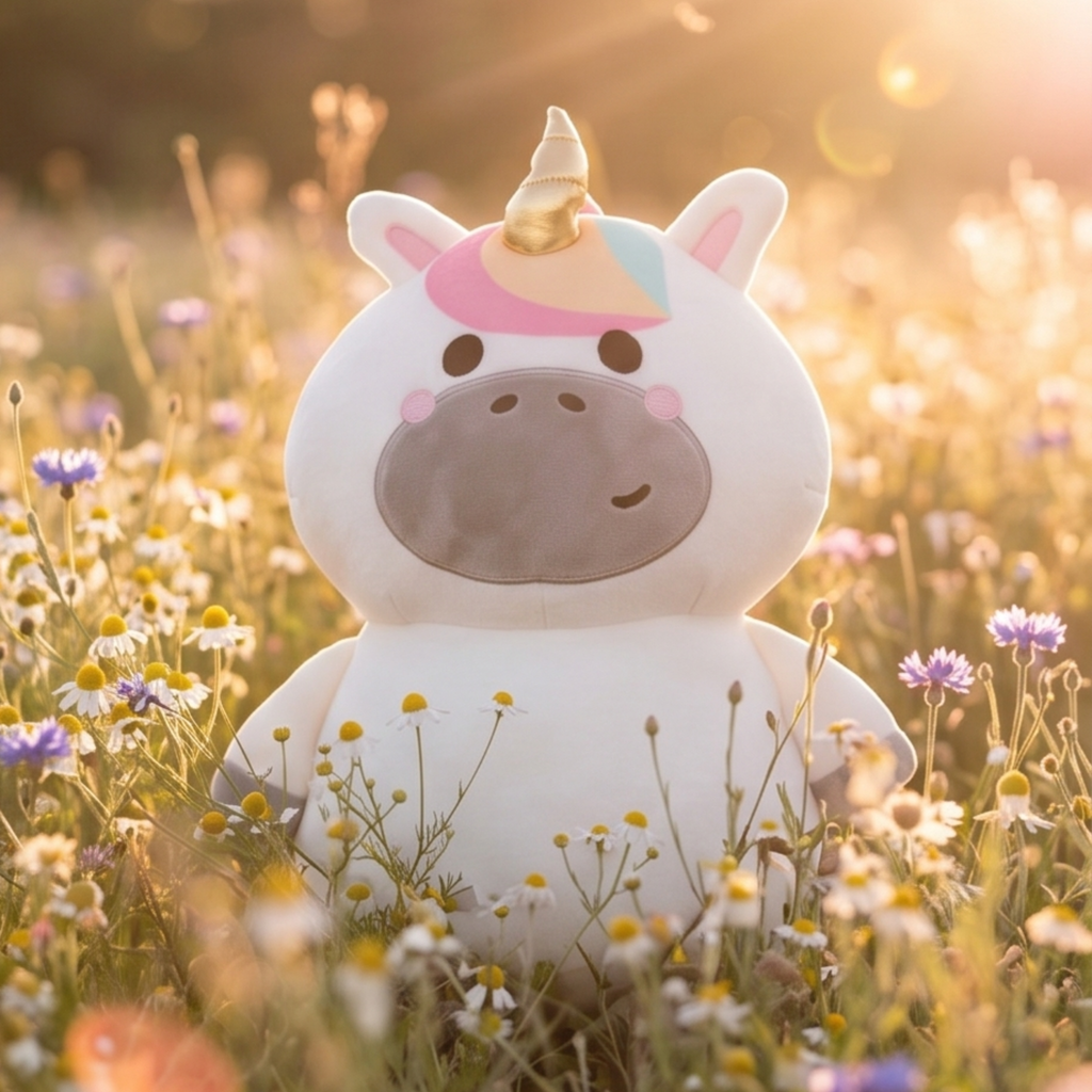 2 in 1 Travel Pillow & Plush Toy - Unicorn