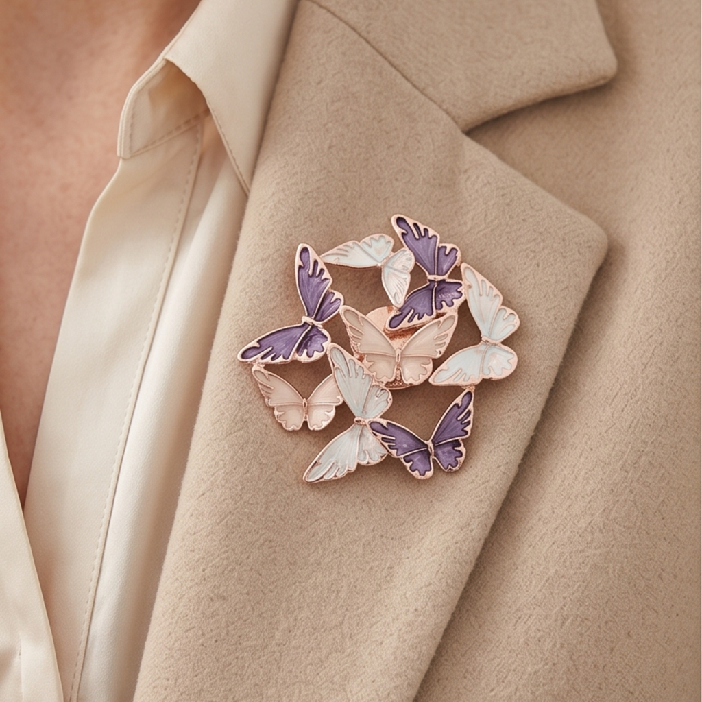 Magnetic Brooch -  Butterfly