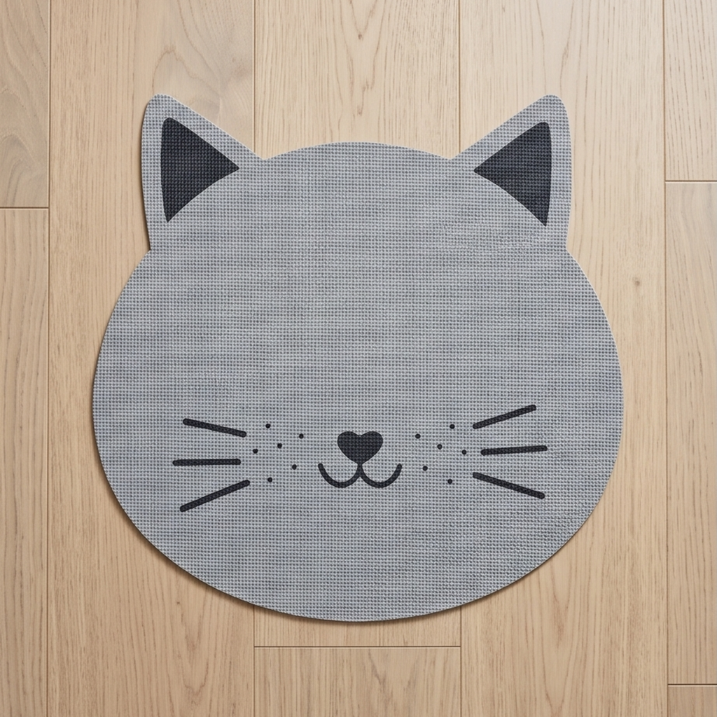 Anti Slip Cat or Dog Head Food Mat