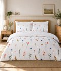 Pressed Flowers  Bedding Set