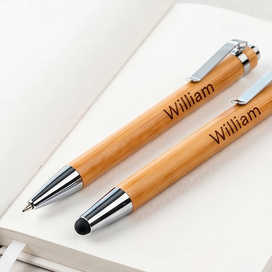 Bamboo Pen and Pencil Set