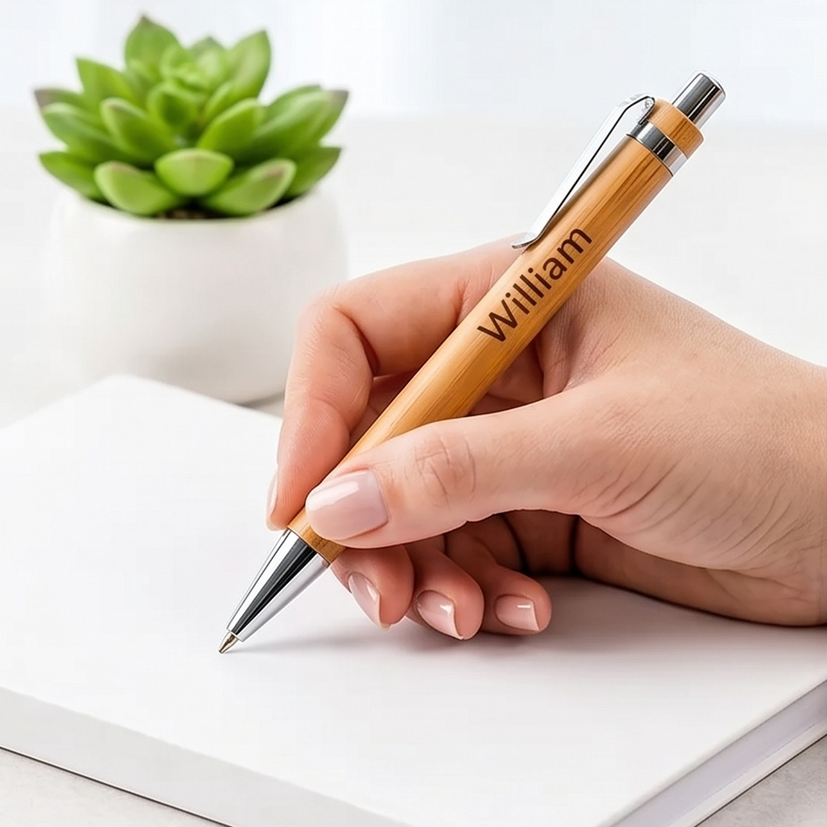 Bamboo Pen and Pencil Set