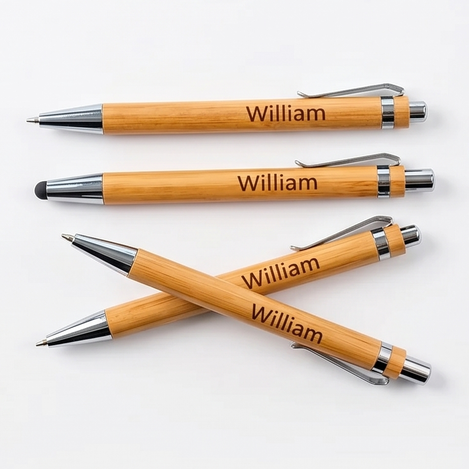 Bamboo Pen and Pencil Set