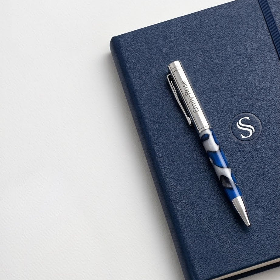 Ballpoint Pen - Blue Cloud
