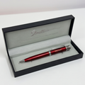 Ballpoint Pen - Red Etched Design