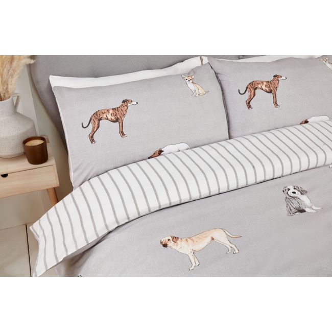 Pawsome Grey  Bedding Set