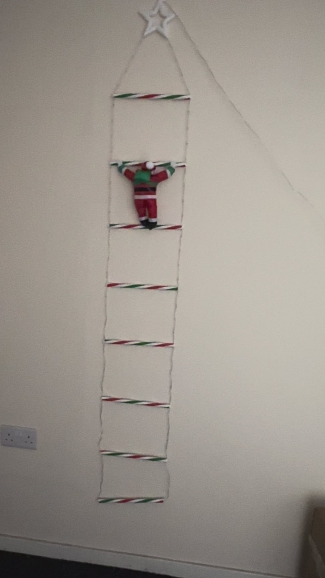 Santa's Light Up Ladder
